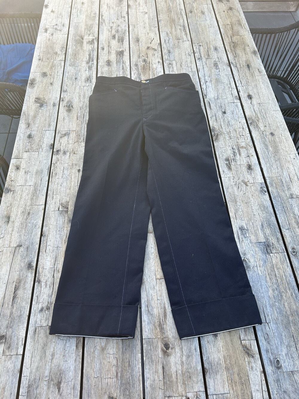 THOM BROWNE Selvage Track Stitch Backstrap Denim Pants [ SAMPLE ]